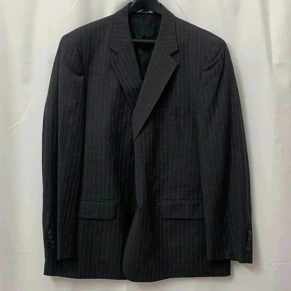 Men’s Joseph & Feiss Gray Pin Striped Suit Size  42 EUC - Picture 8 of 16